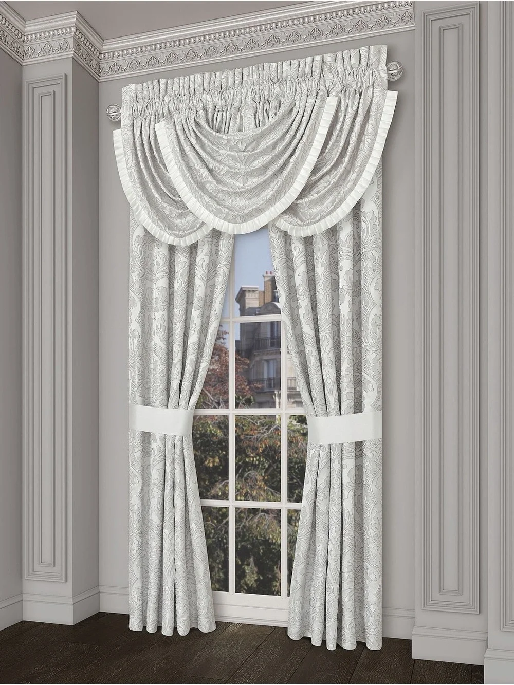 J. Queen New York Brunello Window Panel Pair sz 50x95 NEW